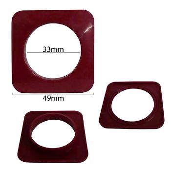 Ilhós Para cortina Quadrado 30mm com 25 Pares 9134/30 Mogno